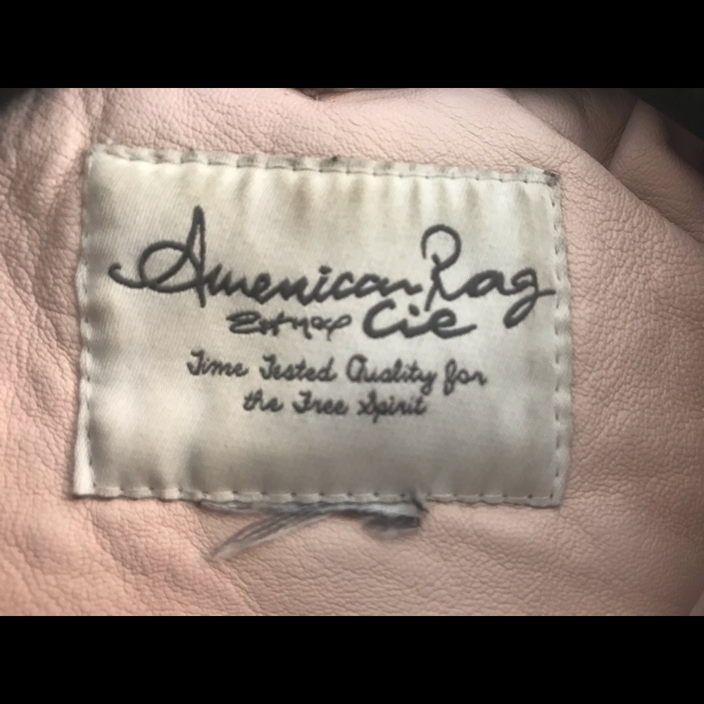 American Rag Pink Leather Riding Jacket - Picture 5 of 10